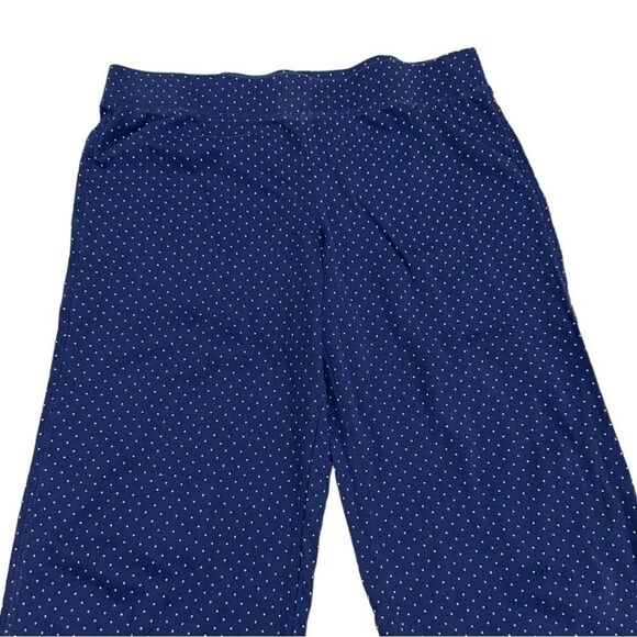 VICTORIA’S Secret Blue Polka Dot 2 Piece Pajama Set Sz M - Picture 8 of 11